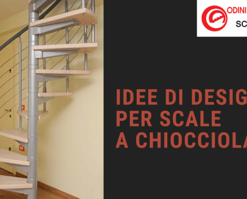 IDEE DI DESIGN PER SCALE A CHIOCCIOLA new